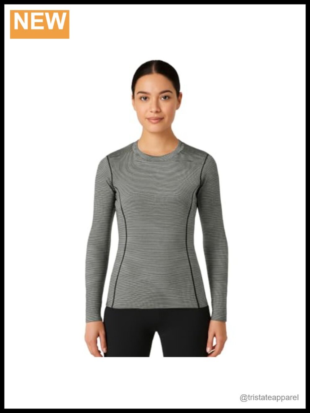 Merino Wool Base Layer Long Sleeve Thermal Crew Neck Shirt